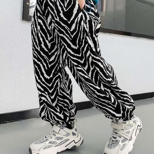 2021 Children Girls kids stripe Pants Fashion Baby GIRLS Pants Trousers
