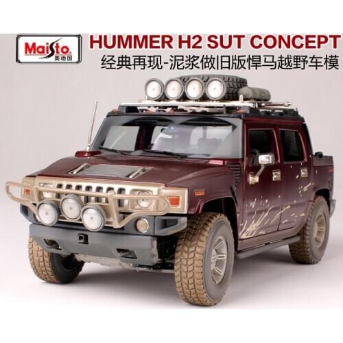 Maisto 1:18 HUMMER H2 SUT CONCEPT Car Diecast Model Car Toy New In Box Free Shipping WITH TRACKING NUMBER 32129