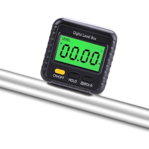 360 Degree Digital Protractor Inclinometer Electronic Gauge Meter Detector Angle Level Box Magnetic Base Measuring Tools
