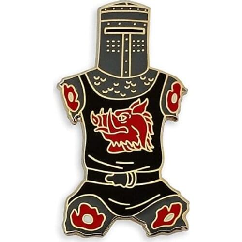 Just A Flesh Wound Enamel Lapel Pin