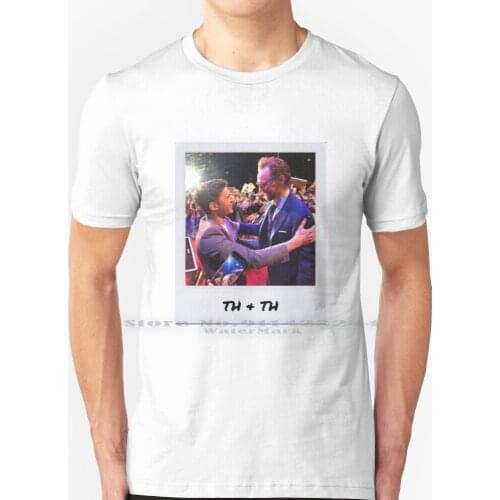 Tom Holland Tom Hiddleston Polaroid Edit T Shirt 100% Pure Cotton Tom Holland Tom Hiddleston