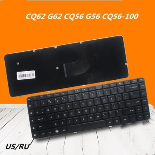 Laptop English Russian Keyboard For HP Compaq CQ62 G62 CQ56 G56 CQ56-100 notebook Replacement layout Keyboard