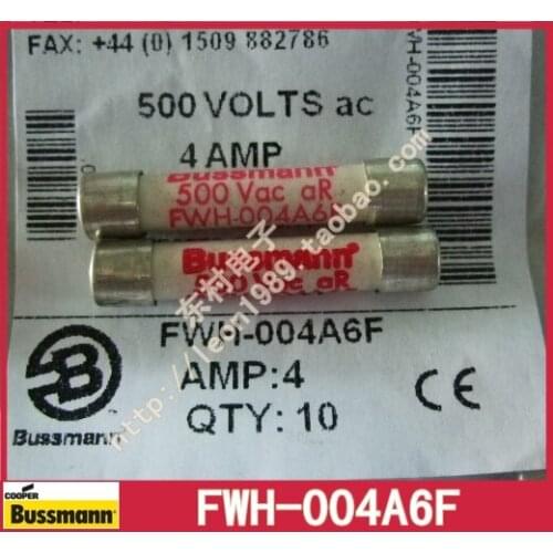US Bussmann Fuses FWH-004A6F 0.4A 500V FWH-010A6F 1A Fuse