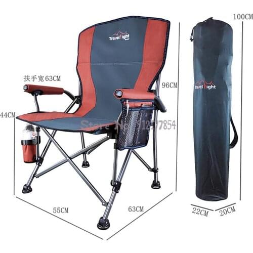 Outdoor Folding Chair Portable Fishing Stool Equipment Art Sketch Chair Queuing Bench High Back Chair