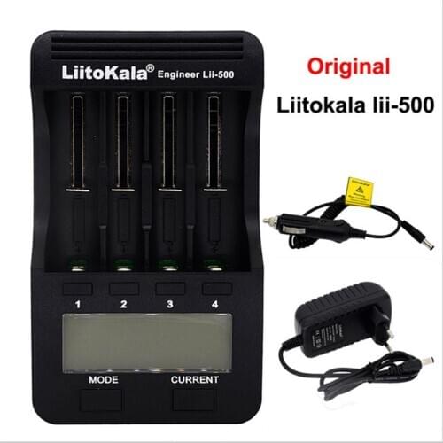 Liitokala lii-500 LCD Display 18650/26650 Speedy Rechargeable Lithium Battery Charger
