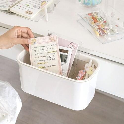 Back Hanging Plastic Storage Basket Small Hanging Bucket Multifunctional Portable Hanging Basket Kitchen Storage Basket Tool