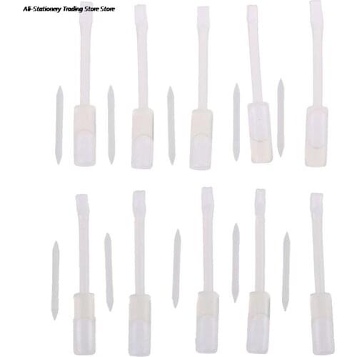 10pcs edge mobile phone toughened film white liquid oil removing filler film sticking tool, white edge repairing liquid