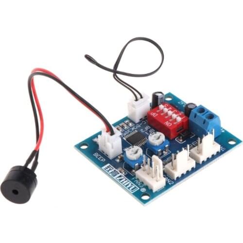 12V CPU Fan Temperature Control PWM Speed Controller Module Alarm Buzzer Sensor A0NC