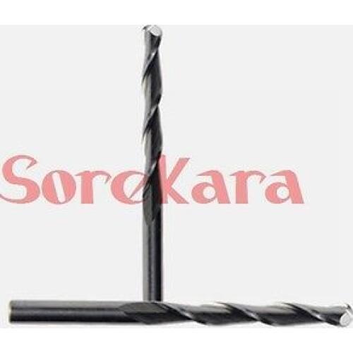 3.175*28mm Taper Ball Nose End Mills Tap CNC 2 Flutes Cone Bits Solid Carbide Coated Tapered Milling Cutter