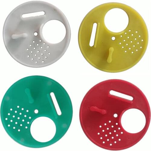 8Pcs Beekeeping Plastic Beehive Door Round Single Bee Exit Hive Vent Entrance Ventilation Gate Nest Tools Equipment Supplies