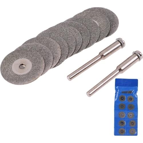 10Pcs Diamond Cutting Wheel Saw Blades Cut Off Discs For Rotary Power Tool