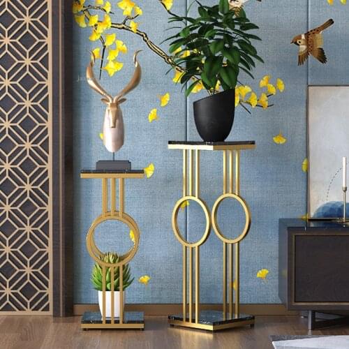 Living Room Restaurant Flower Stand Modern Minimalist Hotel Plant Racks TV Cabinet Decorations Indoor Balcony Floor Plant Shelf