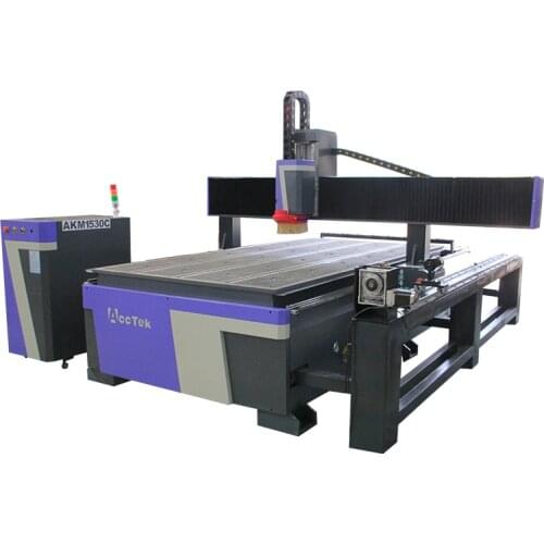 WoodWorking Machines China 4 Axis Cnc 2418 1530 Multifunction Machine ATC Cnc Router Rotary Axis With Vacuum Table