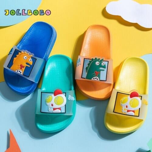 Children Bathroom Slippers Cute Cartoon Ultraman Monster Boys Girls Home Shoes Kids House Slippers Summer Flip Flops Beach