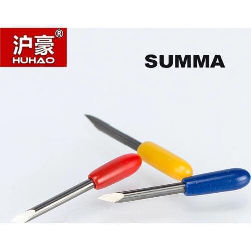 HUHAO 5PC/lot SUMMA Plotter Cutter 30/45/60 Degree Tungsten blades Cutting Plotter Vinyl Cutter Knife for SUMMA Plotter Blade