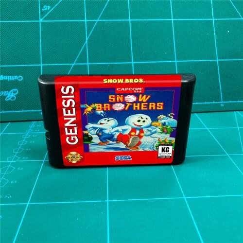 Snow Brothers - 16 bit MD Games Cartridge For MegaDrive Genesis console