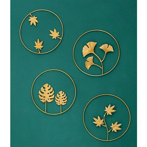 Ins style Living room Gold Metal Home Decoration Accessories Room Decor Pastoral Style Cafe Decoration