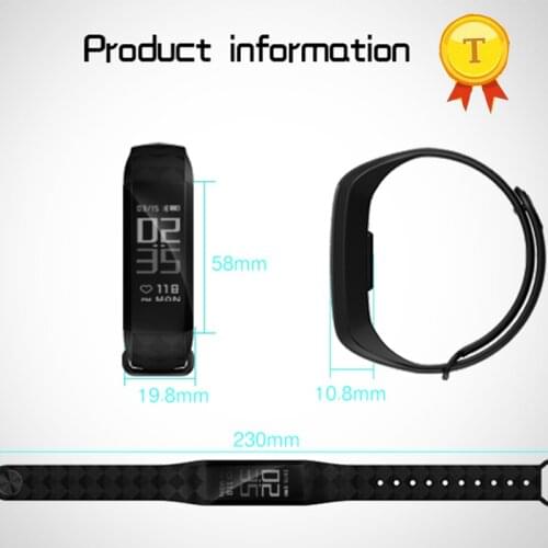 IP67 Waterproof Sleep Activity Fitness Tracker Smart Bracelet Wearable heart rate monitoring health sports step bracelet for ios