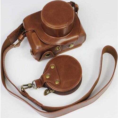 PU Leather Fashion Camera Protective Cover Carrying Case Pouch for Fujifilm Fuji X-E4 Digital Camera Accessories