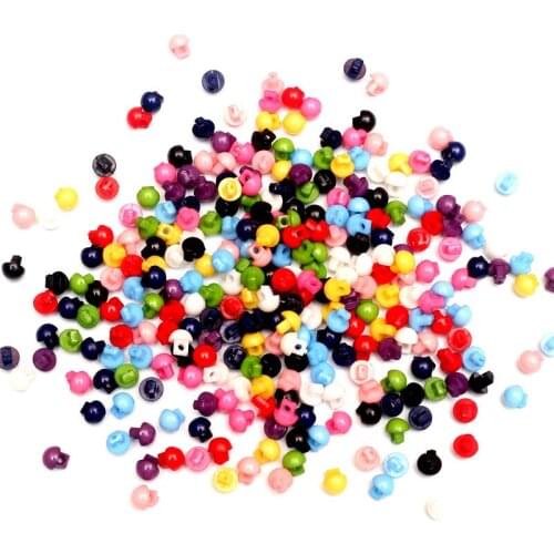 LF 200Pcs Mixed Round Resin Sewing Button For Clothes Scrapbooking Decorative Needlework Botone Handicraft Diy Accessories