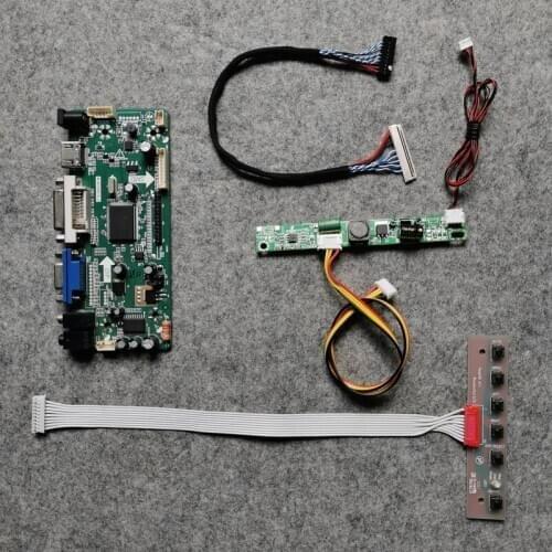 M.NT68676 Fit M185B3/M185B5/MT185GW01/LTM185AT05 matrix VGA+DVI WLDE 60Hz Kit 30-Pin LVDS 1366*768 monitor controller board