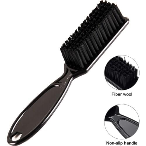 Multifunctional Hair Clipper Brush, Comb, Scissors Cleaning Brush, Barber Shop Skin Faded Retro Oil Head Shape Carving Cleaning