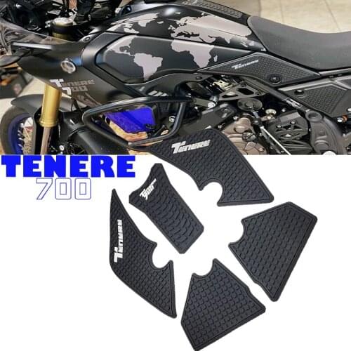 Motorcycle Non-slip Side Fuel Tank Stickers Waterproof Pad Rubber Sticker FOR YAMAHA Tenere 700 T700 XTZ 700 2019 2020