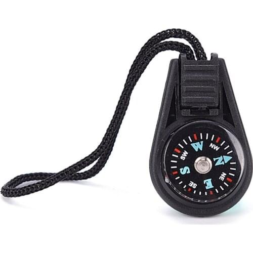 New Outdoor Mini Compass For Camping Hiking Hiker Hunting Travel Portable Univesal Multi-Functional Key Chains Tool