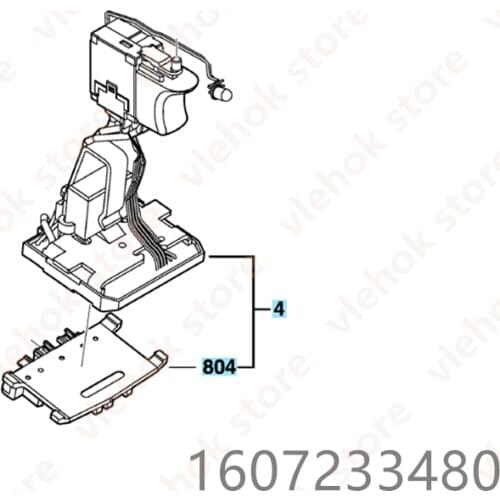 Switch for BOSCH GDR18V-LI 25618 GDX18V-LI GDS18V-LI 24618 IWH181 24618 1607233480 Power Tool Accessories Electric tools part