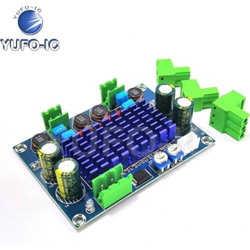 Free Ship 3pcs XH-M572 120W High-Power Pa3116d2 Digital Amplifier Board T 5-28v Chassis Dedicated Plug-in