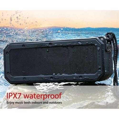 40W bluetooth 5.0 Speaker Column Portable Speaker IPX7 Waterproof Subwoofer with 360 Stereo Sound Outdoor Speakers Boombox