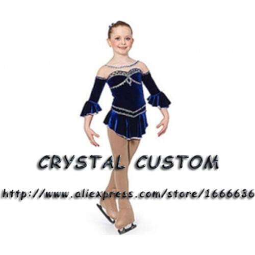 Professional Custom Ice Skating Dress Kids Beautiful New Brand Vogue Figure Skating Dresses For Competition DR2824