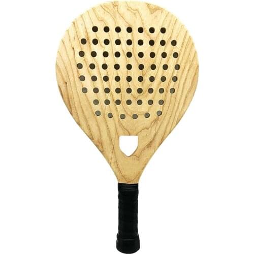 Pickleball Paddle Wooden Beach Racket High-strength Non-slip Beach Tennis Racket Training Accessories Outdoor Sports Supplies