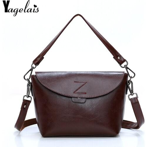 Womens Clutch Bag Simple Black PU Leather Messenger Bag Flip Clamshell Messenger Bag Shoulder Bag Big Sale Handbag