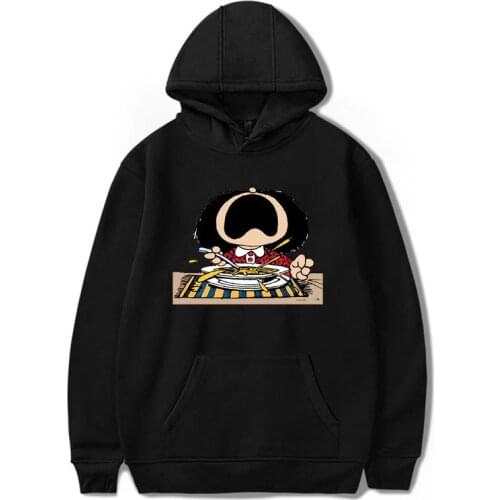 Cartoon Mafalda Hoodies For Men/Women Kawaii Printed Streetwear Sweatshirts Casual Hooded Oversized Tops Harajuku Pullovers