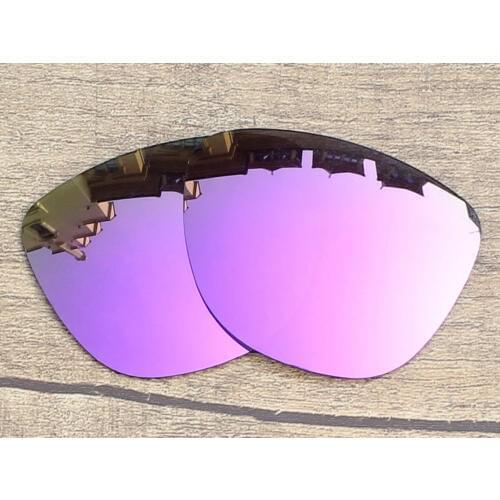 Vonxyz Violet Mirror Polarized Replacement Lenses for-Oakley Frogskins Frame
