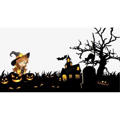 Explosive Halloween Bar Decoration Supplies Props Witch Spider Bat Charm Ornaments Three-dimensional Lantern