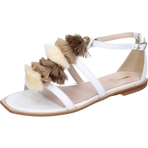 JEANNOT sandals women leather White