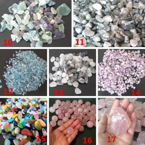 500g Many Types Choice Decorative Pebble Stone Cute Fashion Glow in the Walkway Aquarium Garden Fish Tank Decorative pebbles