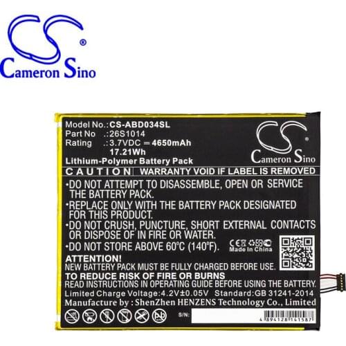 CameronSino for AMAZON Kindle Fire 8 7 Generation HD8 8TH L5S83A SX0340T SX034QT 26S1014 58-000181 58-000219 MC-31A0B8 battery