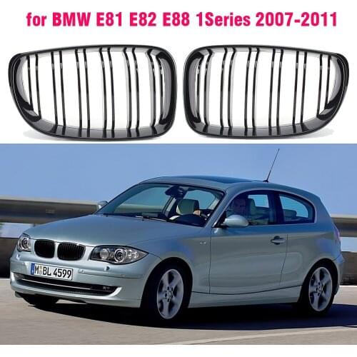 Black front Grille kidney For BMW 1 Series E81 E87 E82 E88 for BMW 128i 135i 2005-2004 ,2008-2011