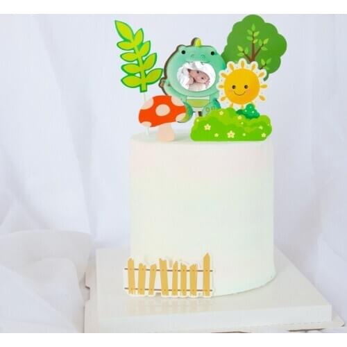 Childrens birthday cake top hat giraffe dinosaur theme happy birthday cake top hat kids party DIY home decoration supplies