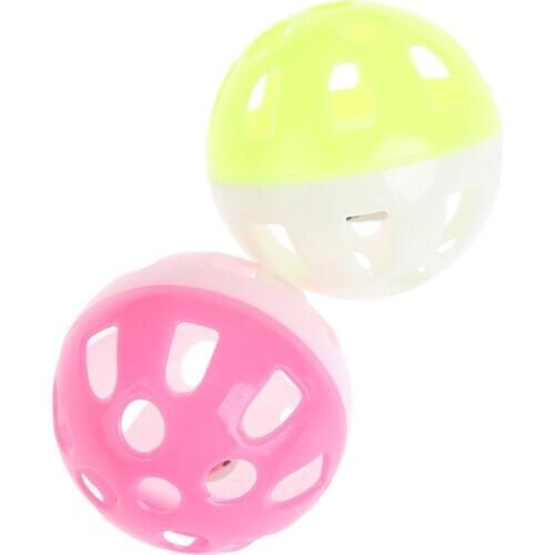 Pet cat Parrot Toy Bird Hollow Bell Ball For Cockatiel or cat Chew Fun Cage Toys