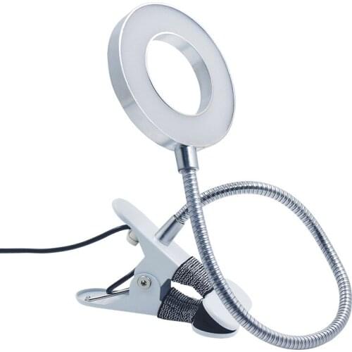 Tattoo Lamp Makeup Illuminator Equipment With Clamp USB LED Lamp Cold Warm Light Eyebrow Tattoo Nail Art Beauty Salon Tools