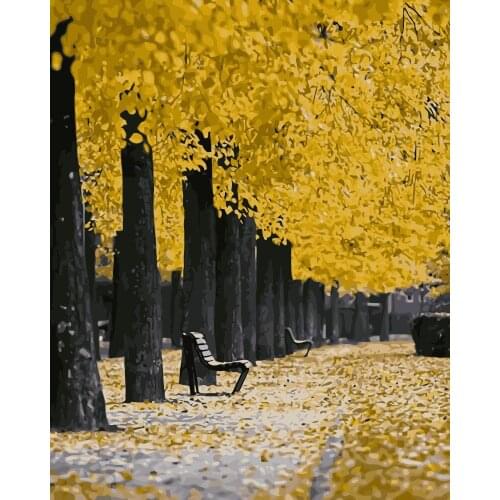 MaHuaf-i772 Amsterdam landscape painting by numbers DIY oil digital paint by number kits canvas painting for home decor