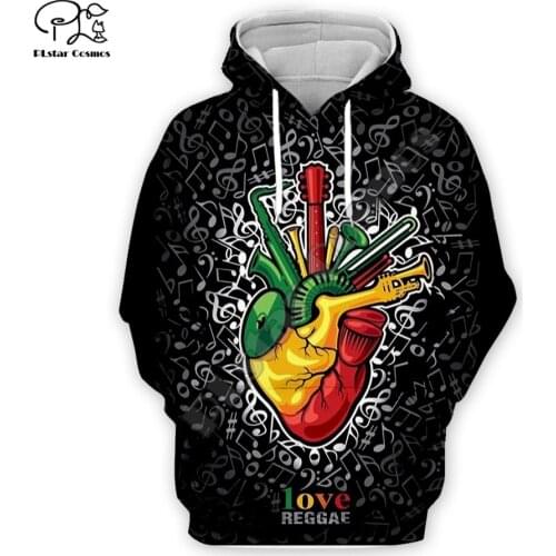 Newest Reggae Lion Singer HipHop Legend Bob Marley Funny NewFashion Harajuku 3DPrint Men/Women Autumn Pullover Casual Hoodies 23