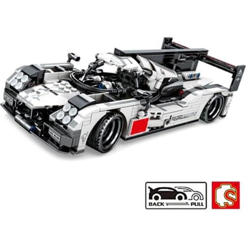 NEW Sembo Block Pull Back Function Technical Building Block Bricks Speed Champion Formula Racing Car F1 Model Toys Kid Gifts