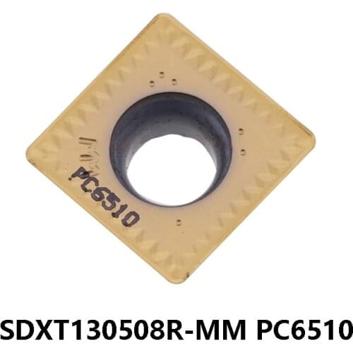 Carbide Milling Inserts SDXT130508R-MM PC6510 SDXT130508 SDXT 130508 processing Cast Iron 10pcs Original CNC High Quality