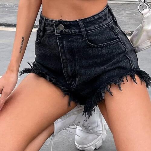 Women Girls Ladies Shorts Casual High Waisted Short Mini Jeans Ripped Jeans Shorts Women Summer Vintage Jeans For Women
