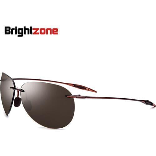 Brightzone 2018 New Retro Round Luxury Sunglasses Men Male High Clear Lens Driver Mirror Fishing Sun Glasses Clout Goggles
